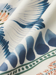 Floral Print Backless Dress