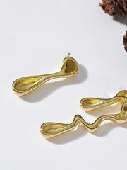 Asymmetrical Water Drop Earrings