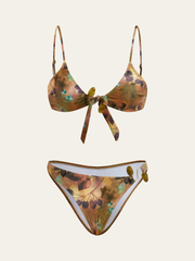 Floral Print Bikini Set