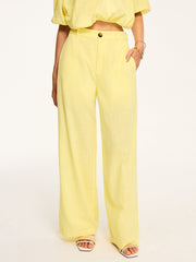 Mid-Waisted Wide-Leg Pants