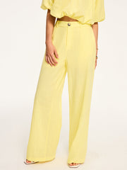 Mid-Waisted Wide-Leg Pants
