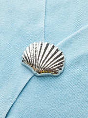 Shell Button Knit Vest