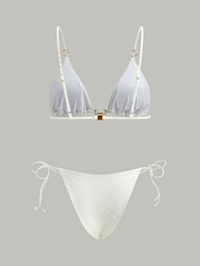 Textured Bikini Set