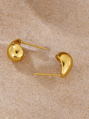 Minimalist Teardrop Stud Earrings