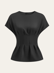 Pleated Waist Top
