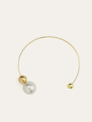 Asymmetrical Pearl Choker