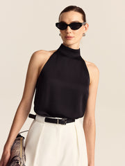 Satin Halter Top