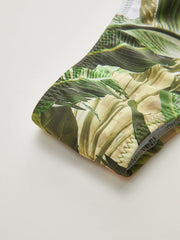 Print Chain Tie-Side Bikini Bottom