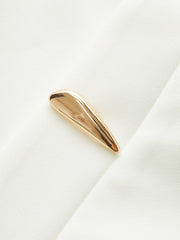 Sleeveless Peplum Top with Metal Buttons