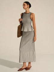 Striped Knit Co-ord Set