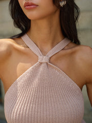 Knit Crisscross-Strap Top