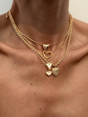Layered Heart Necklaces