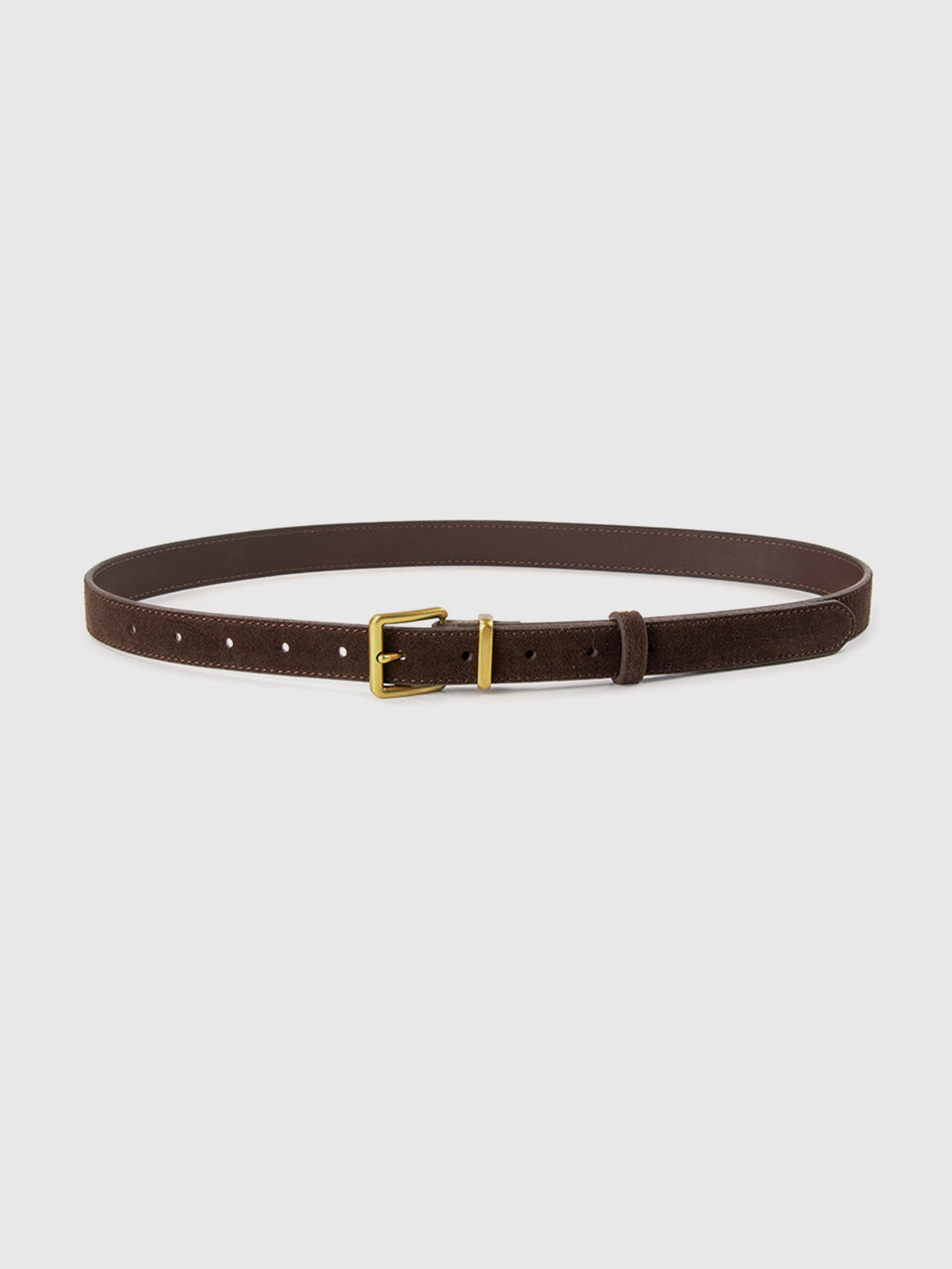 Minimalist Buckle Slim Belt
