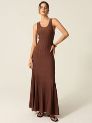 Ribbed Knit Maxi Dress