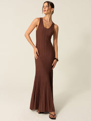 Ribbed Knit Maxi Dress