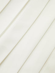 Sleeveless Top Pleated Skirt Paneled Mini Dress