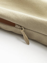 Belted Collared Sleeveless Top