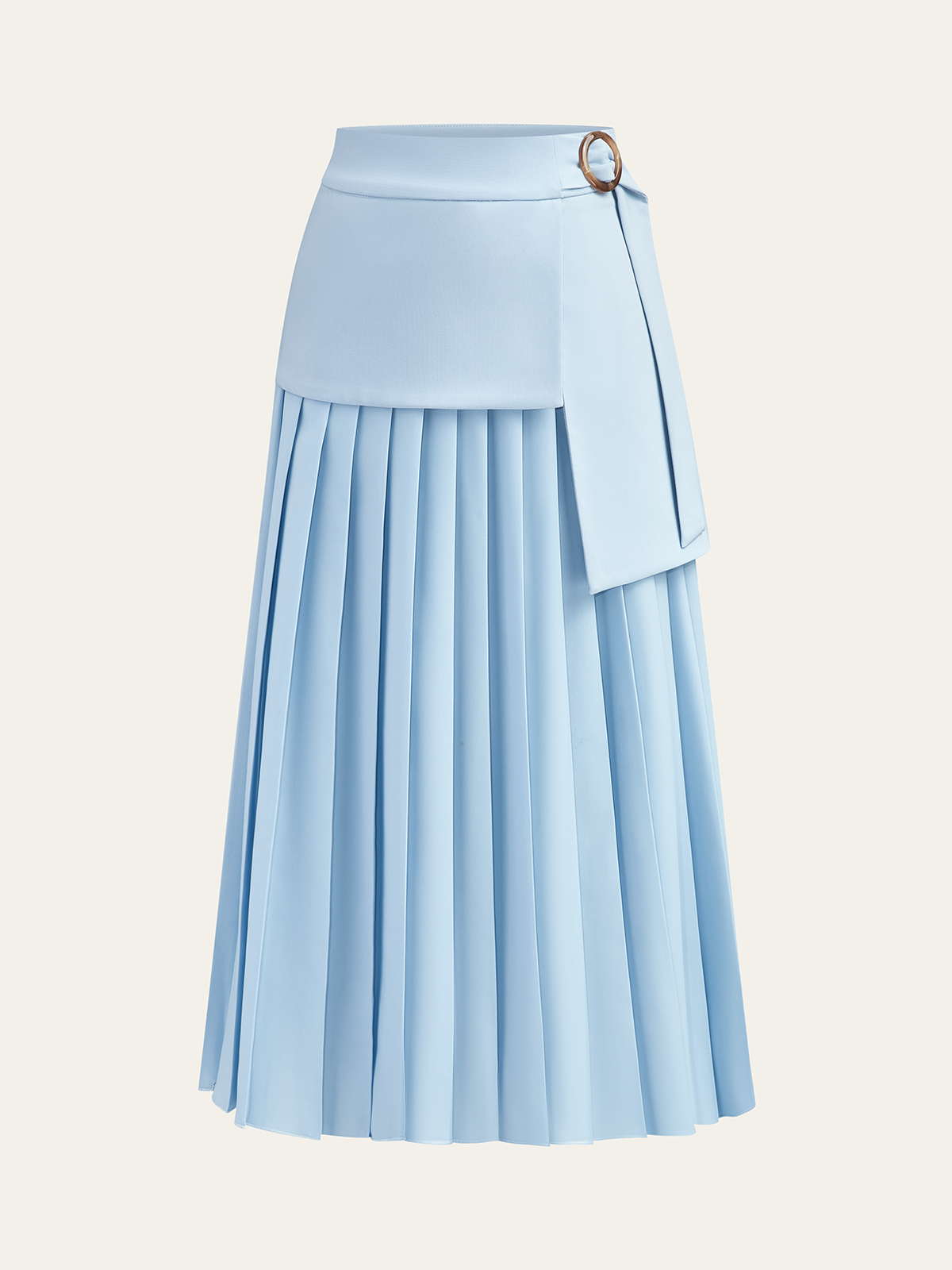 Pleated Midi Skirt