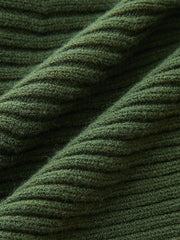 Cable Knit Peplum Sweater Vest