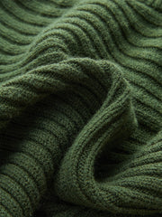 Cable Knit Peplum Sweater Vest