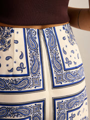 Paisley Printed Maxi Skirt