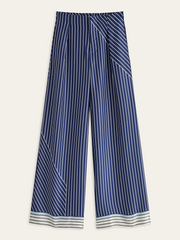 Asymmetrical Stripe Pants