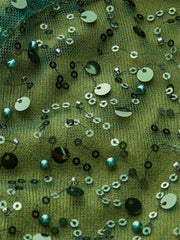 Sequin Cami Top and Elastic Waist Shorts Set