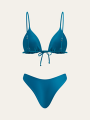 Triangle Top and Two Bottom Style Bikini Set