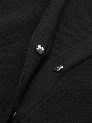 Knitted Peplum Vest Cardigan