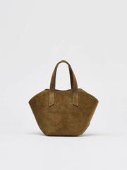 Suede Mini Tote Bag