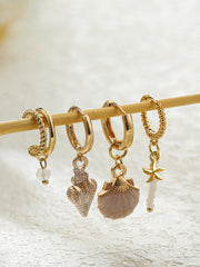 Marine Charm Earrings Set