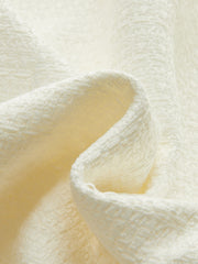 Textured V-Neck Peplum Top