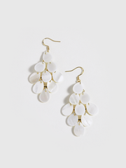 Shell Tassel Drop Earrings