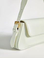 PU Leather Shoulder Bag with Flap