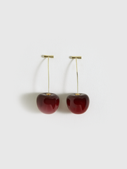 Cherry Shaped Dangle Earrings