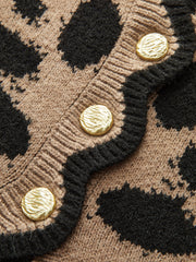 Leopard Print Cardigan