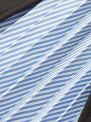 Asymmetric Striped-Panel Mini Skirt