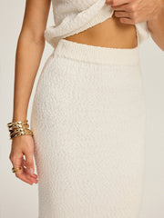 Textured Knit Maxi Skirt