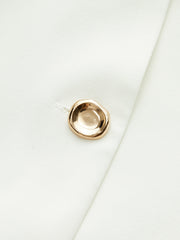 Sleeveless Buttoned Vest-Style Pleated Dress