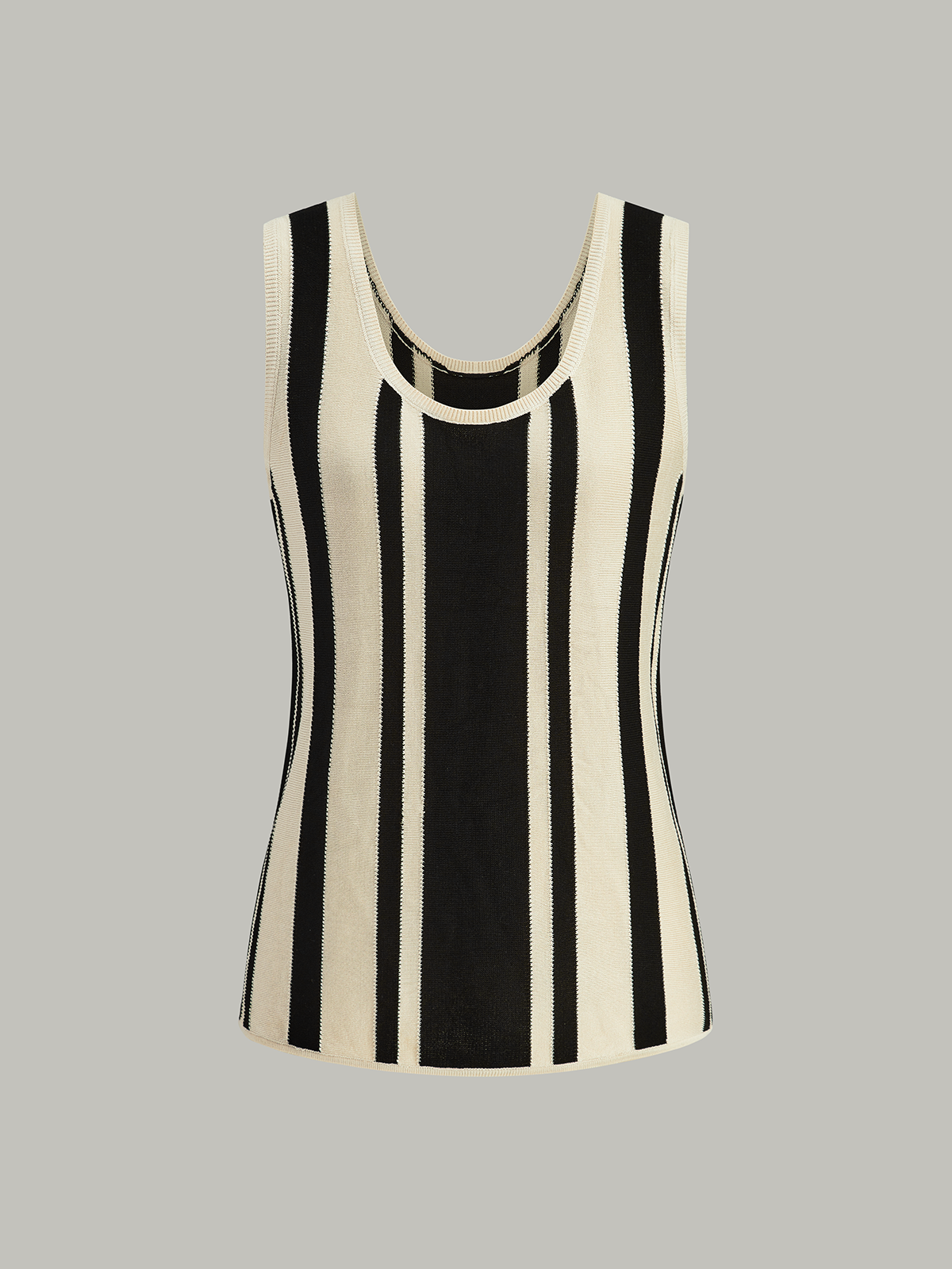Striped Knit Tank Top