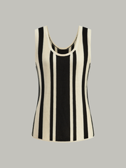 Striped Knit Tank Top