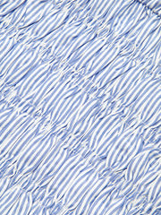 Striped Smocked Waist Shirt