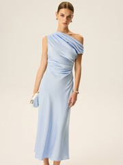 Off-shoulder Midi Dress