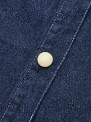 Tie Neck Denim Shirt