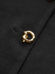 Metal Detail V-Neck Vest