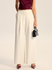 Mid-Waisted Wide-Leg Pants
