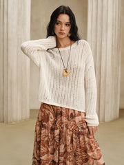 Oversized Crew Neck Sweater