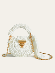 Crochet Top-Handle Bag