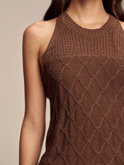 Diamond Pattern Sweater Vest