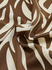 Zebra-Print Square Scarf